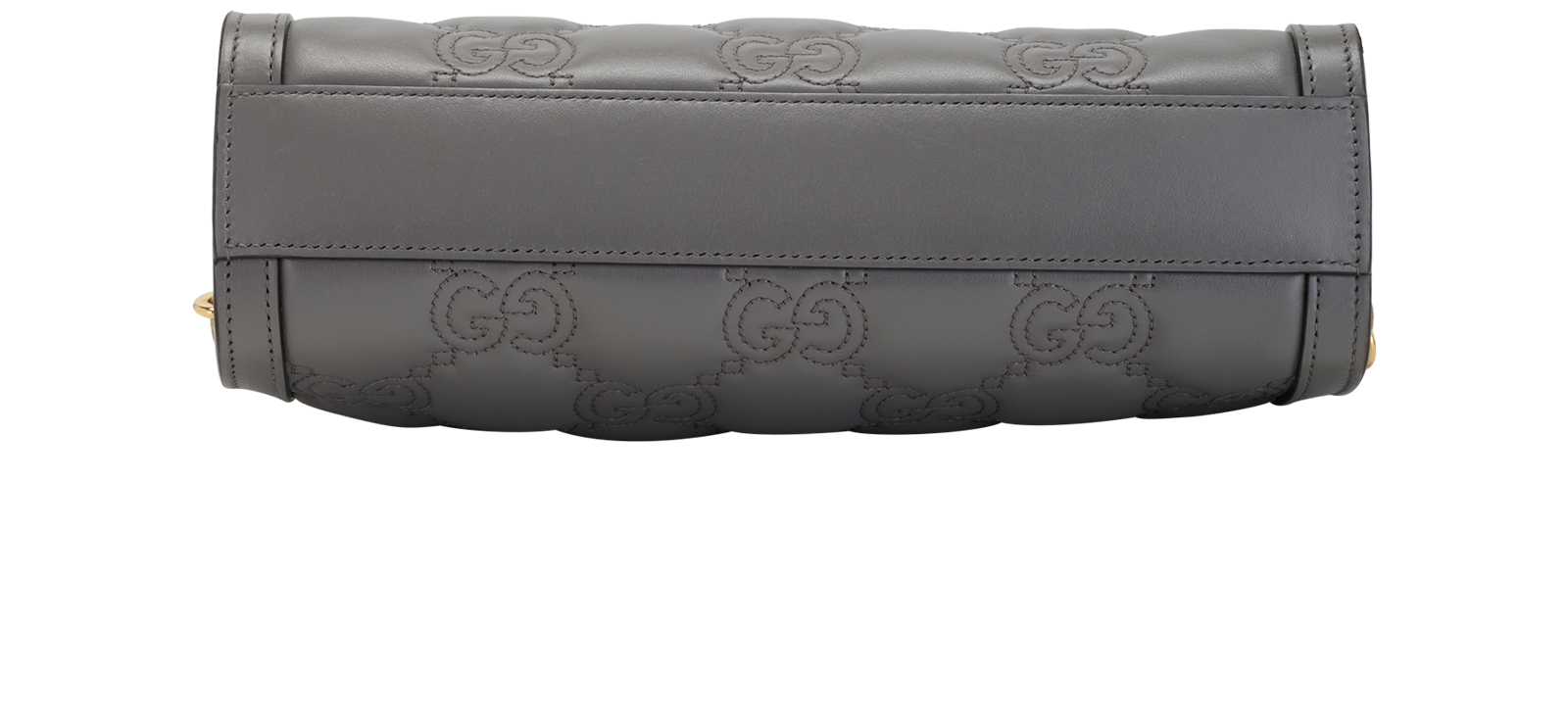 GG Small Matelasse, &pound;695, Handbags, Grey, Leather, Top view